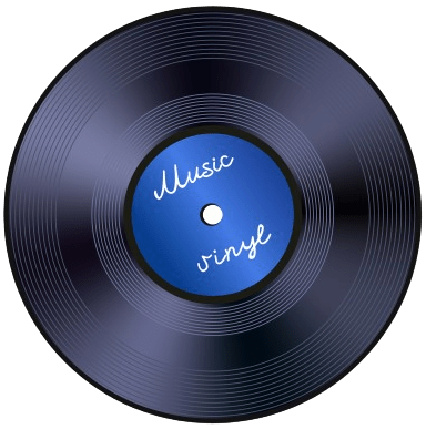 Vinyle bleu de musique pour La Compagnie artistique