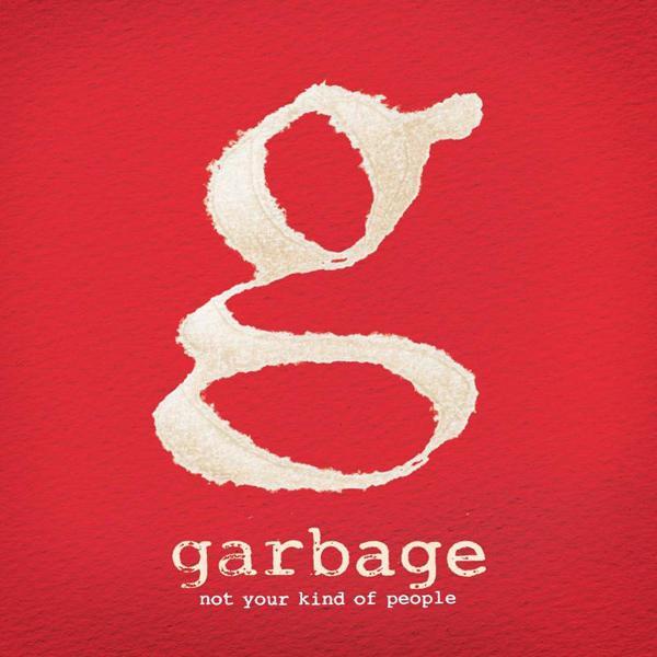 Logo Garbage Rouge avec G en blanc au centre