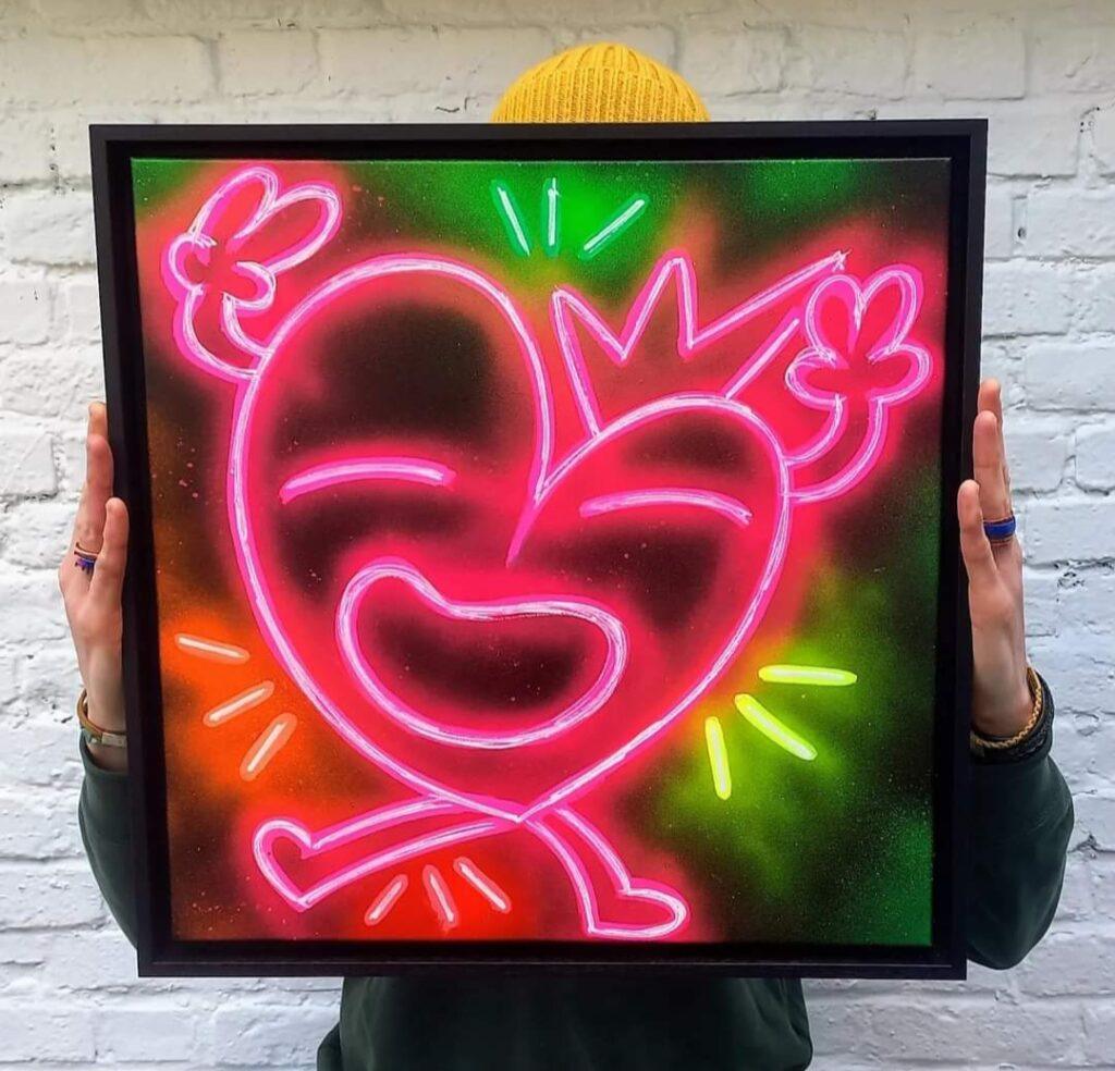 50x50 Pink Neon by MKoeur