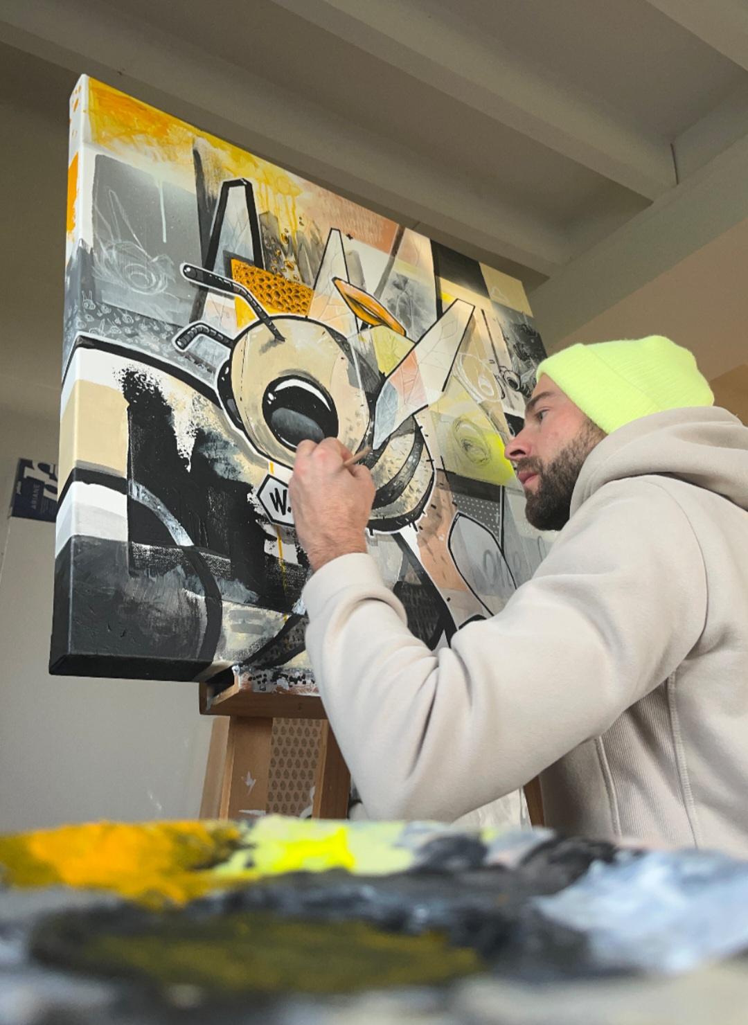 Floo Wouack en plein travail